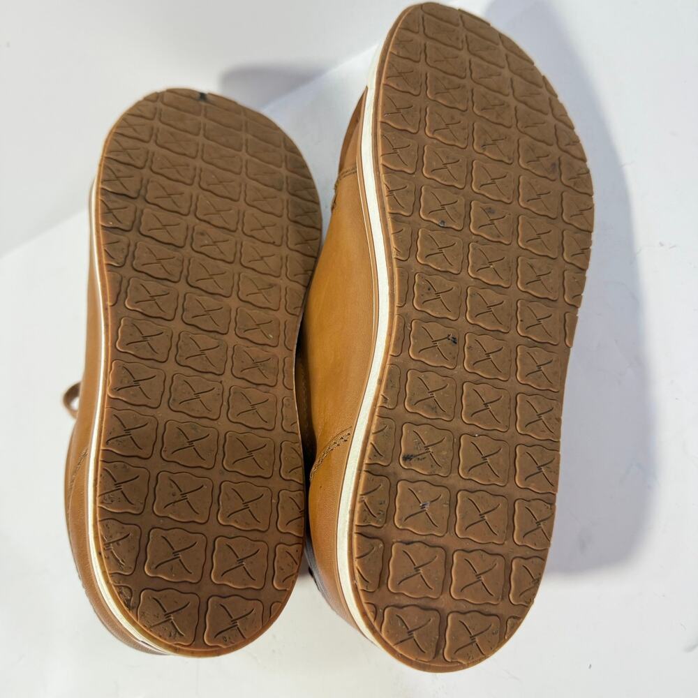 Twisted X Brown Leather Lace Up Kicks Chukka Moccasin Western Womens Shoes 9 - Picture 6 of 7
